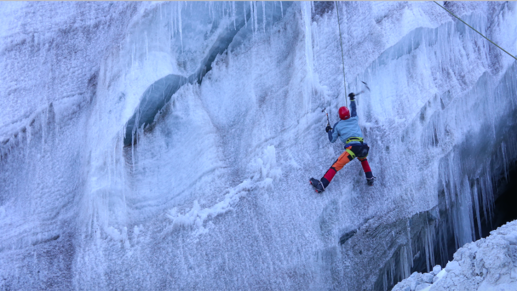 Escalando gelo 3 - Foto Rodrigo Janz